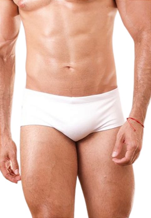 Sunga Slim Canelada Branca Fraser