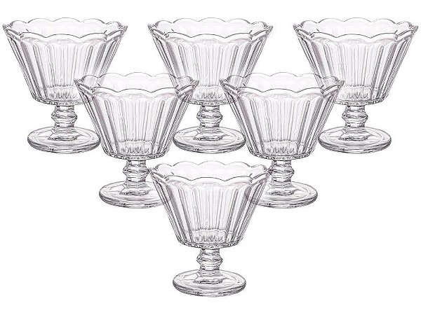 Jogo de Taças Flor de Lótus 6 pçs