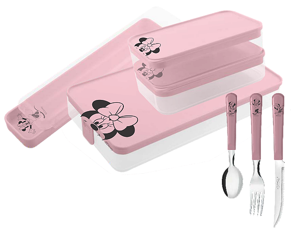 Kit Marmita Simonaggio Minnie - 7 Peças