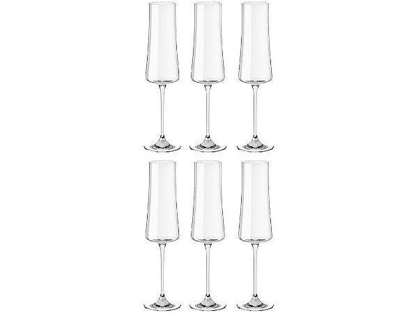 Jogo de Taças Transparente 210ml 6 Peças