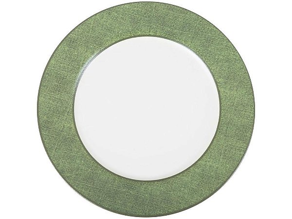 Sousplat Verde Linho cerâmica