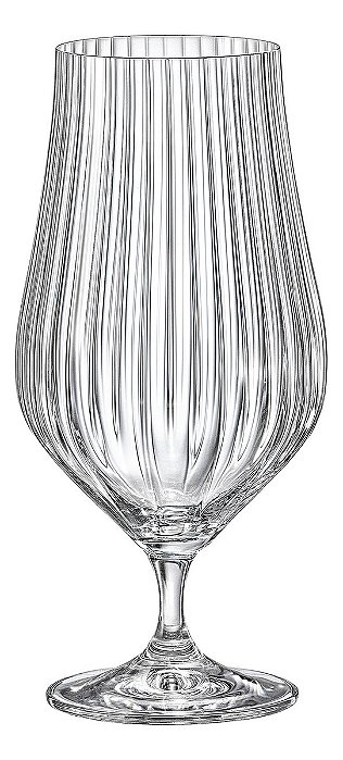 TULIPA DE CRISTAL TRANSPARENTE 6PÇ BOHEMIA
