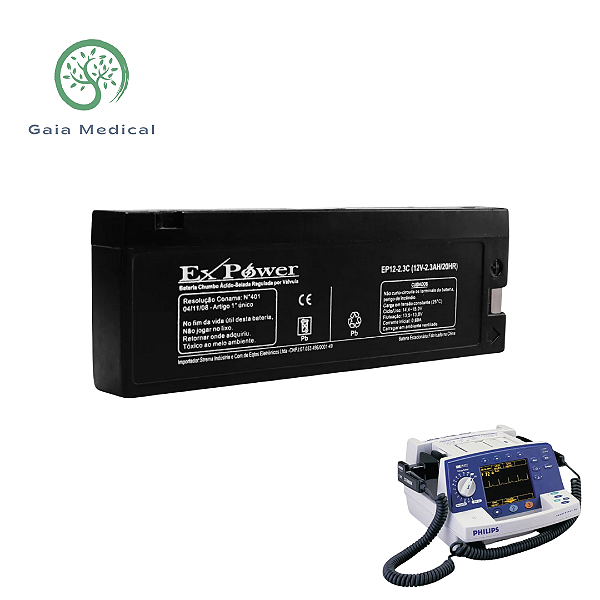 Bateria para desfibrilador philips XL