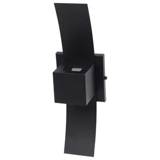 Luminária de parede Arandela Box Rebatedor com aba 2 Focos