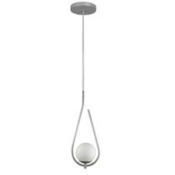 Luminária de teto Pendente Gota 1 Globo D12 cm minimalista moderno elegante COM LÂMPADA