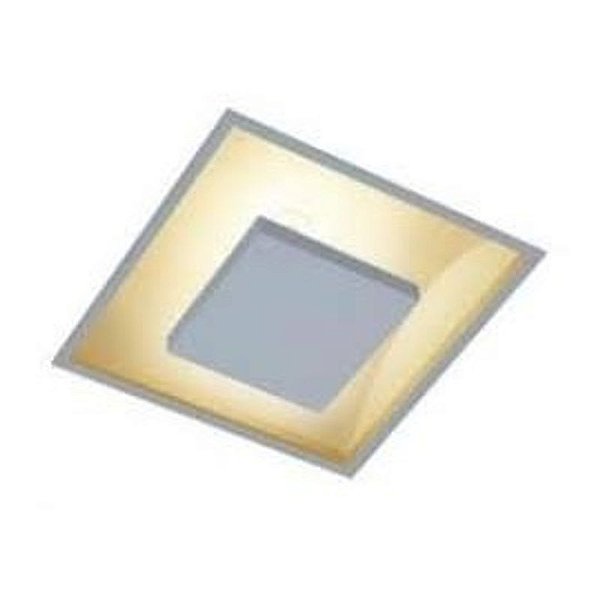 Luminária de Teto Plafon de Embutir com Luz Indireta 40x40