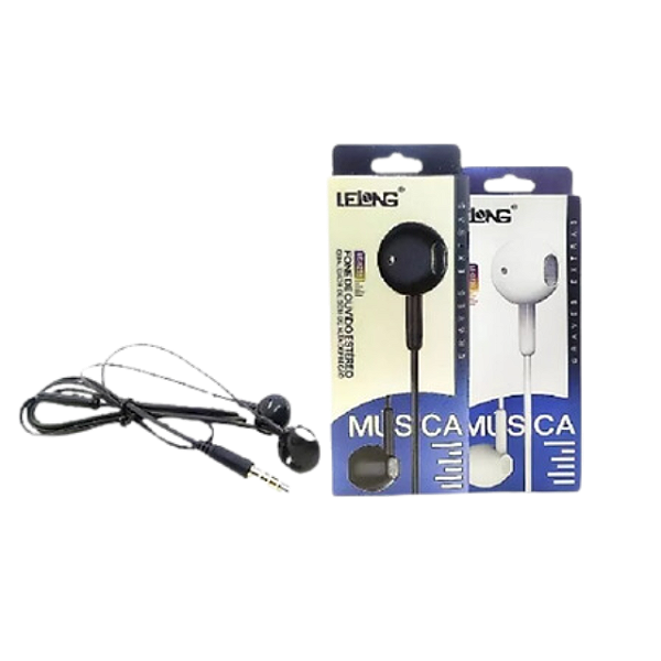 Fone de Ouvido Lelong LC-0238 BRANCO