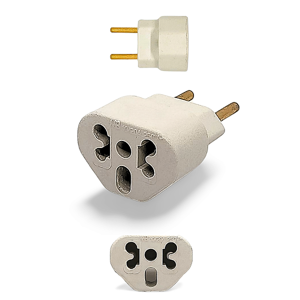 Adaptador de Tomada Universal Bob Love para Plug 10A/20A Suporta até 250V Compatível e Seguro