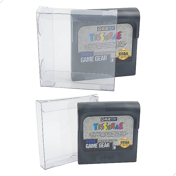 Games-19 (0,20mm) Caixa Protetora para Cartucho Loose Game Gear (10un)