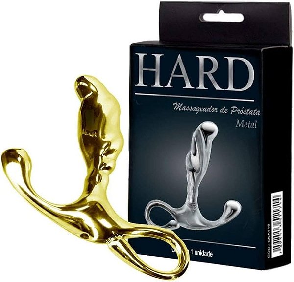 Massageador de Prostata Hard Dourada
