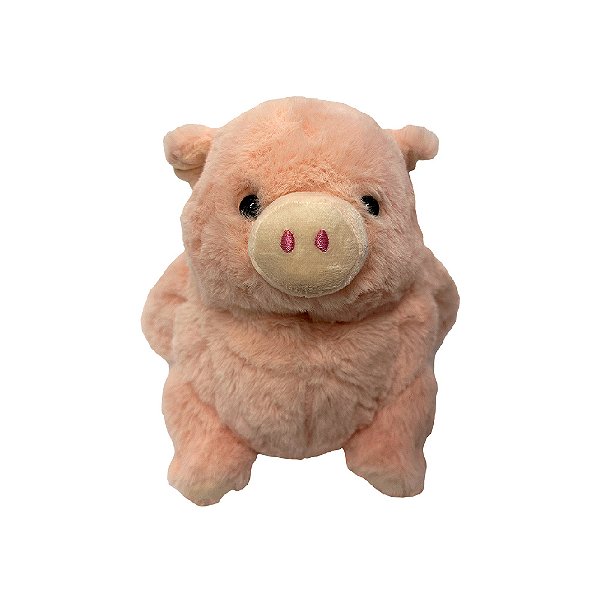 Porco Baby Preguiçoso de Pelúcia Rosa, 20cm toque macio, presente, ursinho de pelúcia