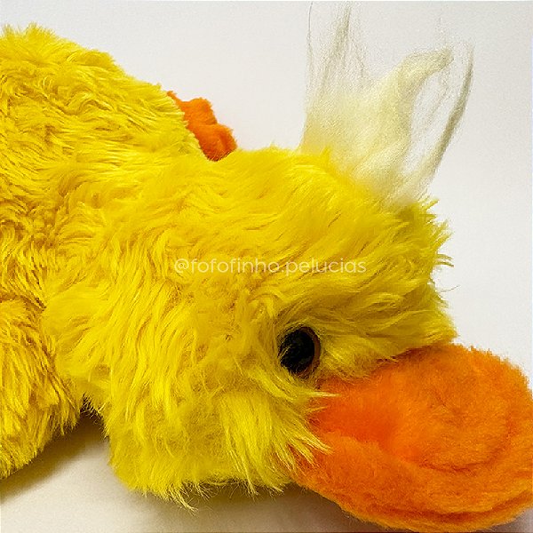 Pato Preguiçoso de Pelúcia 40cm, toque macio, presente, máquina de bichinhos, ursinho de pelúcia