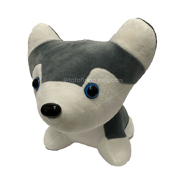 Cachorro Husky de Pelúcia, toque macio, presente, máquina de bichinhos, ursinho de pelúcia