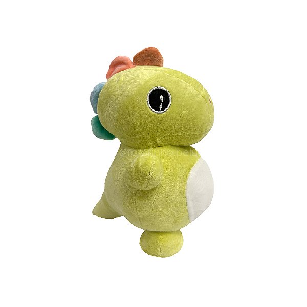 Dinossauro de Pelúcia Barrigudo Verde Limão