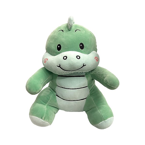 Dinossauro Amigo de Pelúcia Verde Menta