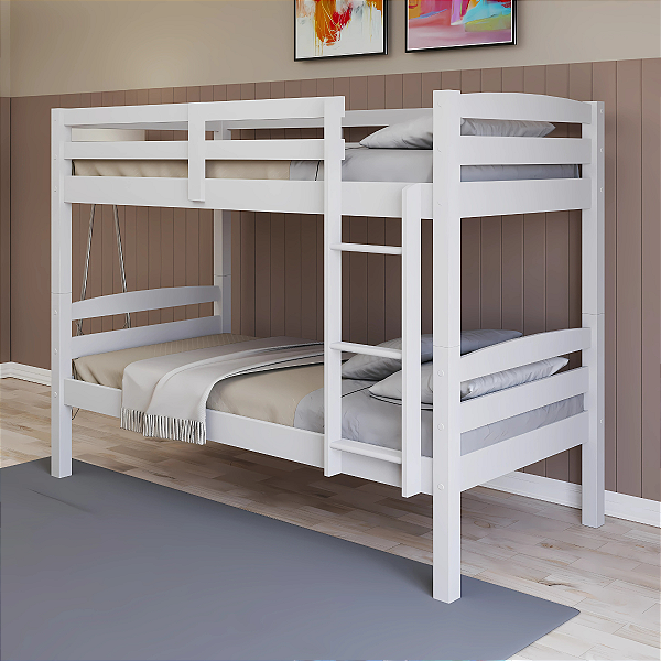 Beliche Solteiro de Madeira Maciça