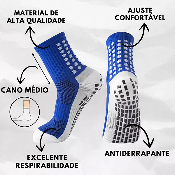 Meia Antiderrapante Masculina