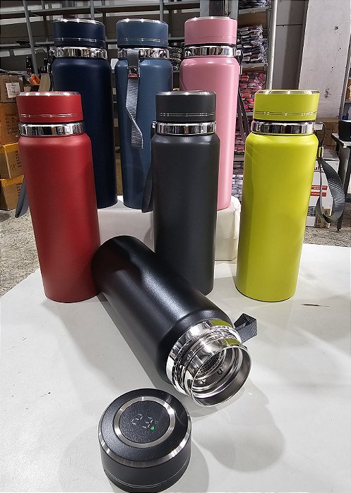 Garrafa Térmica Inteligente com Display de Temperatura