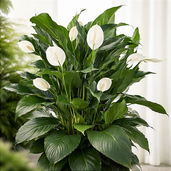 LÍRIO DA PAZ GIGANTE SENSATION (Spathiphyllum cannifolium) - Pote 24