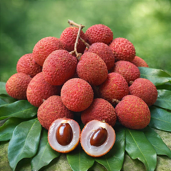 LICHIA GIGANTE KAIMANA DO HAVAÍ - Muda de Alporquia com até 1,30m (Litchi chinensis cv. Kaimana / lichia-kaimana)