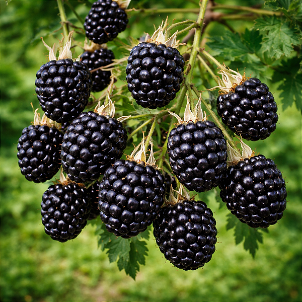 AMORA DO ÉBANO SEM ESPINHO (Rubus fruticosus) - Muda com até 70 cm