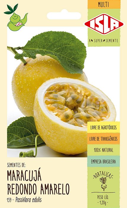 MARACUJÁ REDONDO AMARELO - Sementes