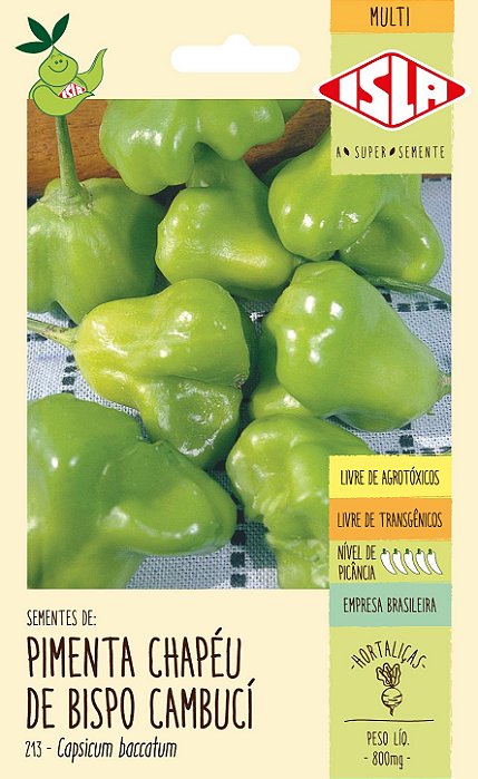 PIMENTA CHAPÉU DE BISPO CAMBUCÍ - Sementes