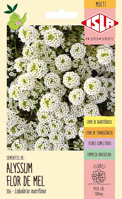 ALYSSUM FLOR DE MEL - Sementes