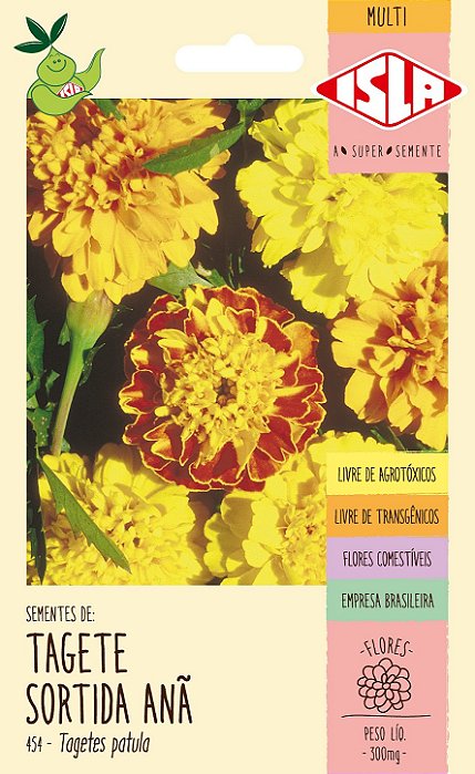 TAGETE SORTIDA ANÃ - Sementes