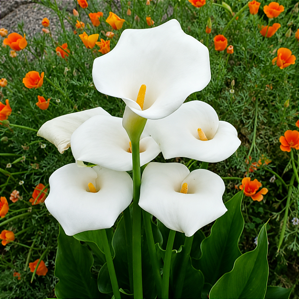 COPO DE LEITE BRANCO (Zantedeschia aethiopica) - Muda com até 30 cm