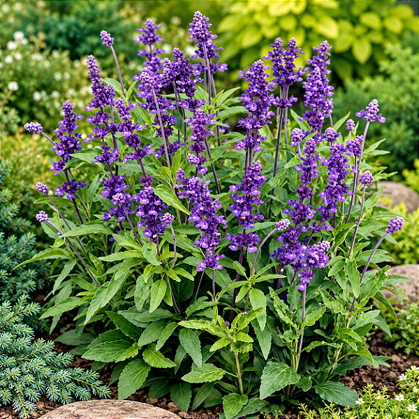 SÁLVIA AZUL (Salvia farinacea) - Muda com até 20 cm