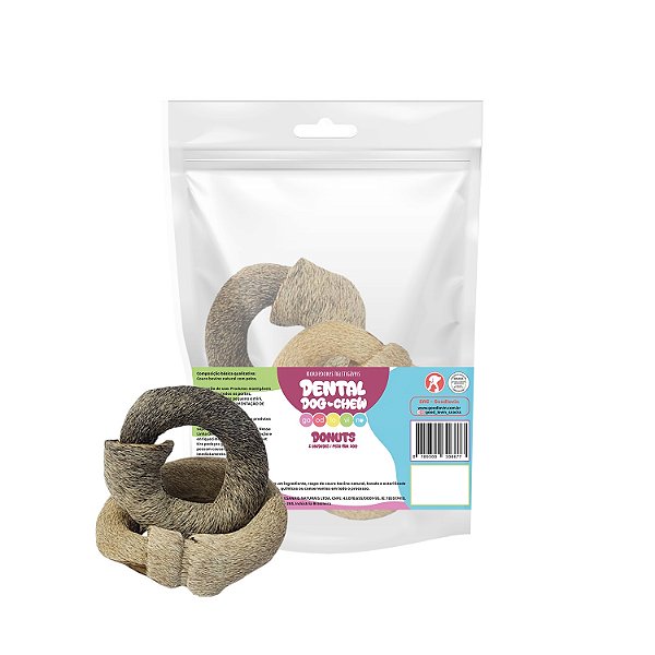 DONUTS DE PELE BOVINA - 2 UNID - GOODLOVIN