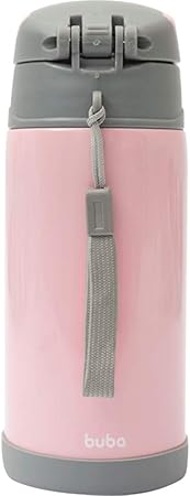 COPO TERMICO PAREDE DUPLA GUMY ROSA