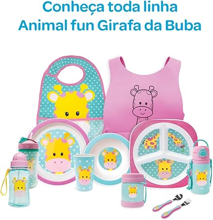 GARRAFINHA DE ALUMINIO ANIMAL FUN GIRAFA