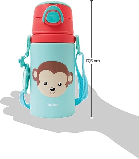 GARRAFINHA DE ALUMINIO ANIMAL FUN MACACO