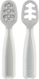 KIT 2 COLHERES DE TREINAMENTO CINZA