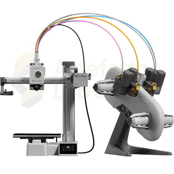IMPRESSORA 3D BAMBU LAB A1 MINI COMBO + AMS LITE + CURSO + BRINDE + SUPORTE
