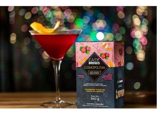 Preparado para Drink Cosmopolitan Easy Drinks com 6 unidades