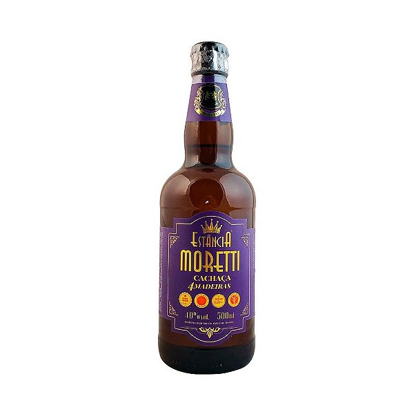 Cachaça Estância Moretti 4 Madeiras 500ml