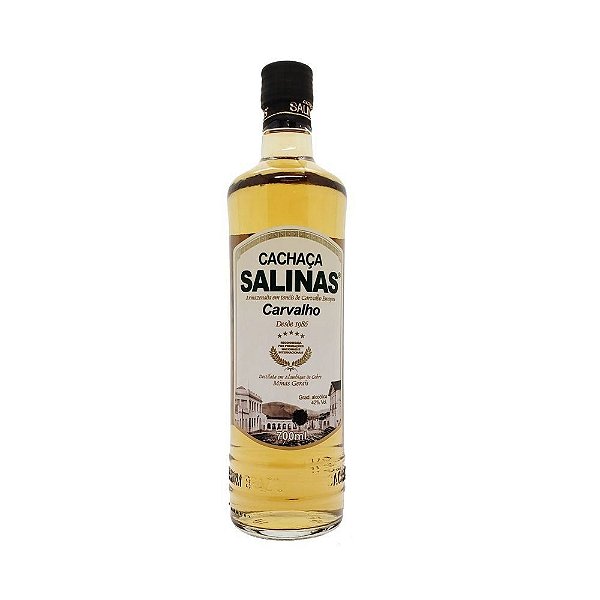 Cachaça Salinas Carvalho 700ml