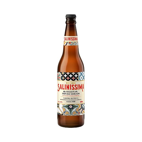 Cachaça Saliníssima Ouro 600ml