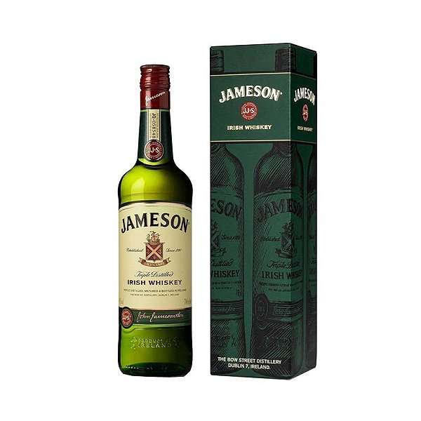 Whisky Jameson com Cartucho 750ml