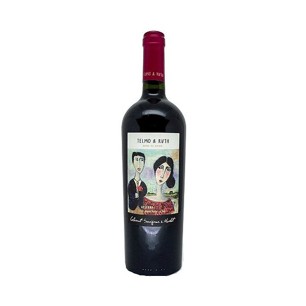 Vinho Telmo e Ruth Cabernet Sauvignon e Merlot 750ml