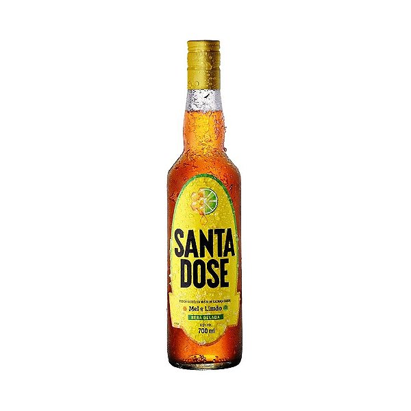 Cachaça Santa Dose Mel e Limão 700ml