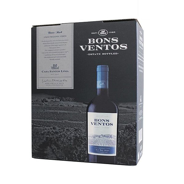 Vinho Bons Ventos Bag In Box 3 Litros