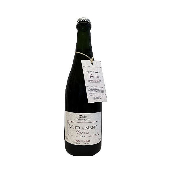 Espumante Casa Pedrucci Fatto a Mano Nature Sur Lie Rosé 750ml