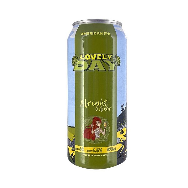 Cerveja Alright Beer American Ipa 473ml