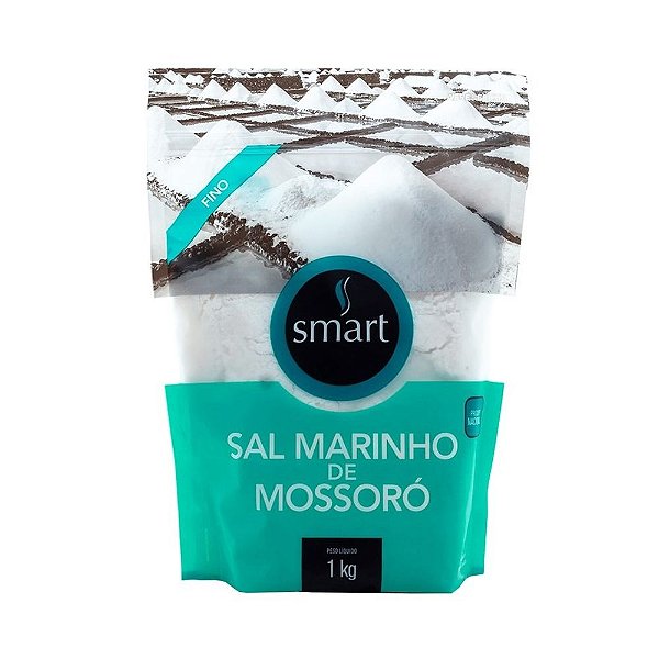 Sal Marinho de Mossoró Fino Smart 1Kg