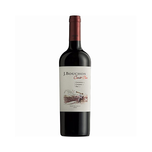 Vinho J Bouchon Canto Sur Carmenere Carignan País 750ml