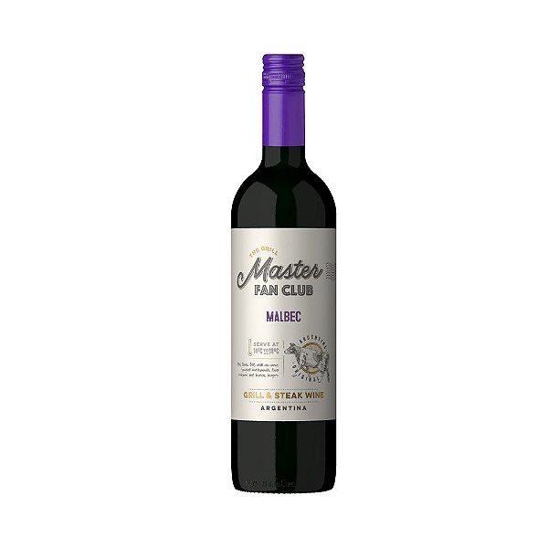 Vinho Tinto Seco The Grill Master Fan Club Malbec 750ml